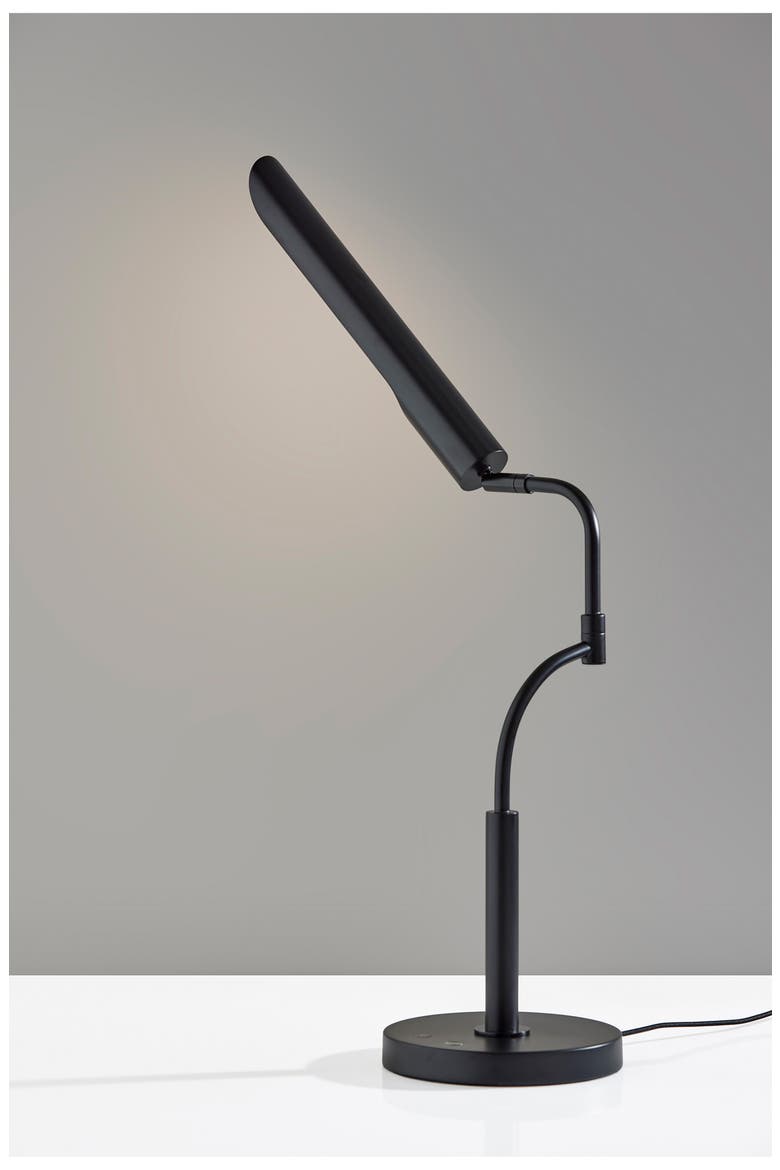 Zane LED Desk Lamp, Alternate, color, BLACK