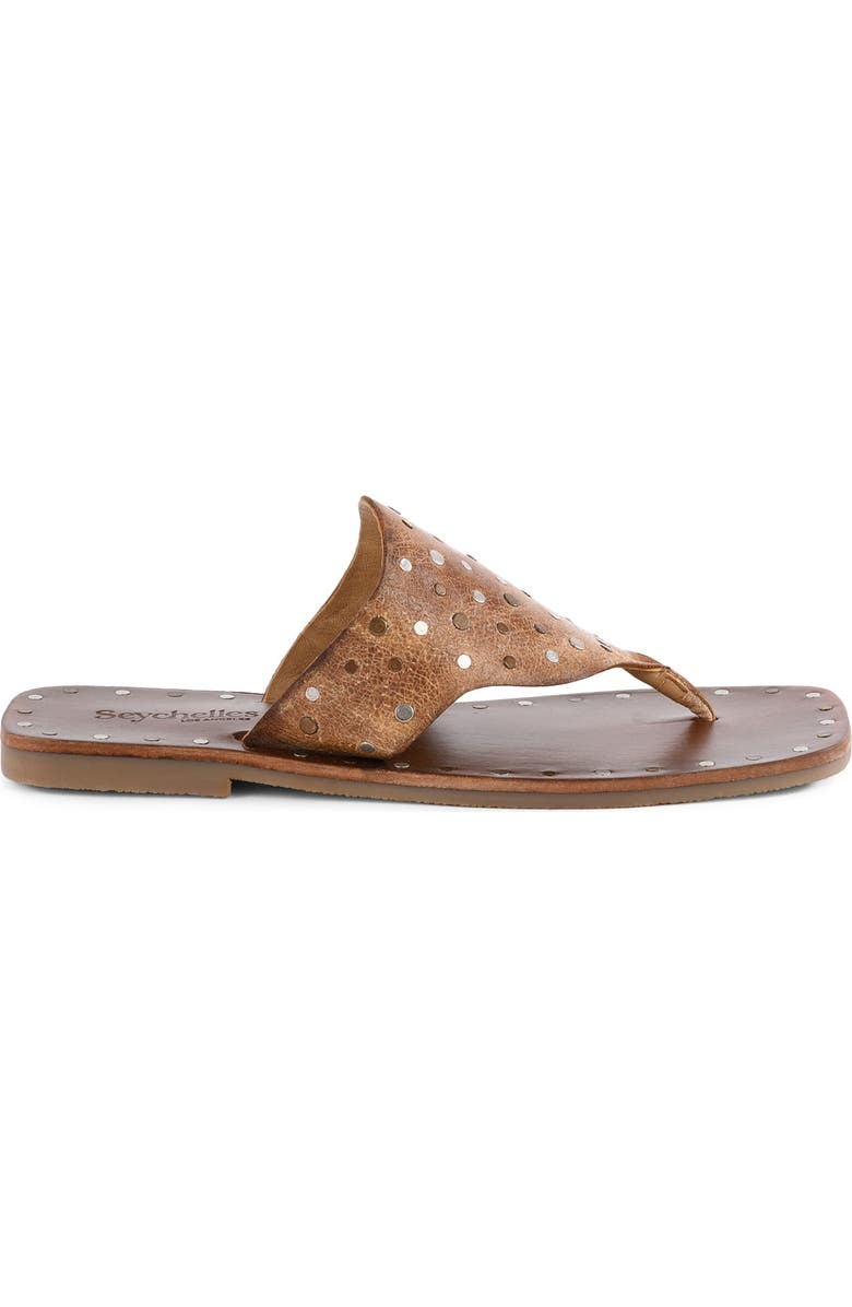 Seychelles Keep Your Secrets Studded Sandal, Alternate, color, Tan