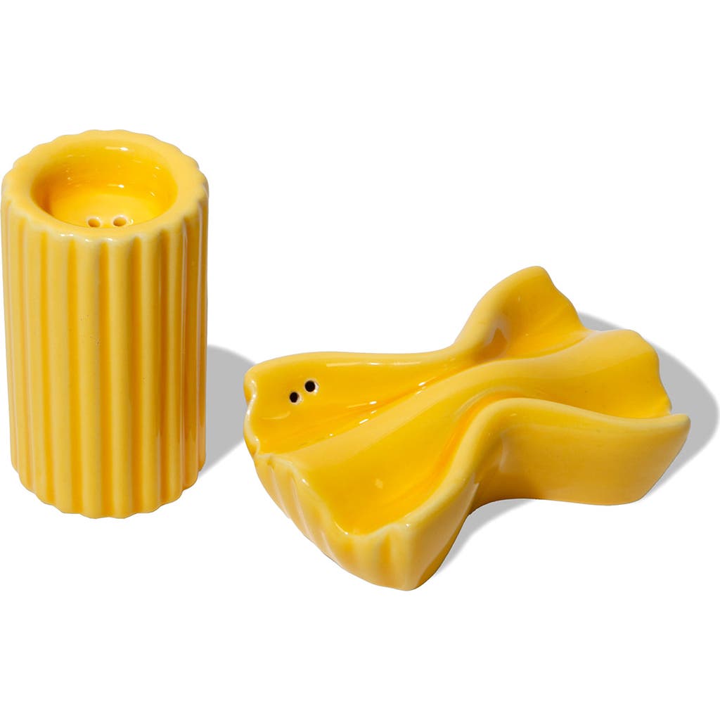 doiy Dolce Vita Pasta Salt & Pepper Shakers in Yellow  product