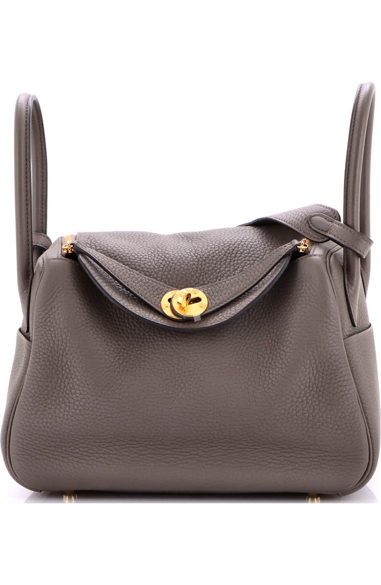 Pre-Owned Hermes Lindy Bag Clemence 26, Main, color, Etain
