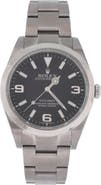 Pre-Owned Rolex Oyster Perpetual Explorer Automatic Watch Stainless Steel 39