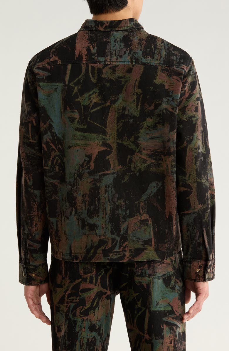 RIZORT Artist Jean Jacket, Alternate, color, Black