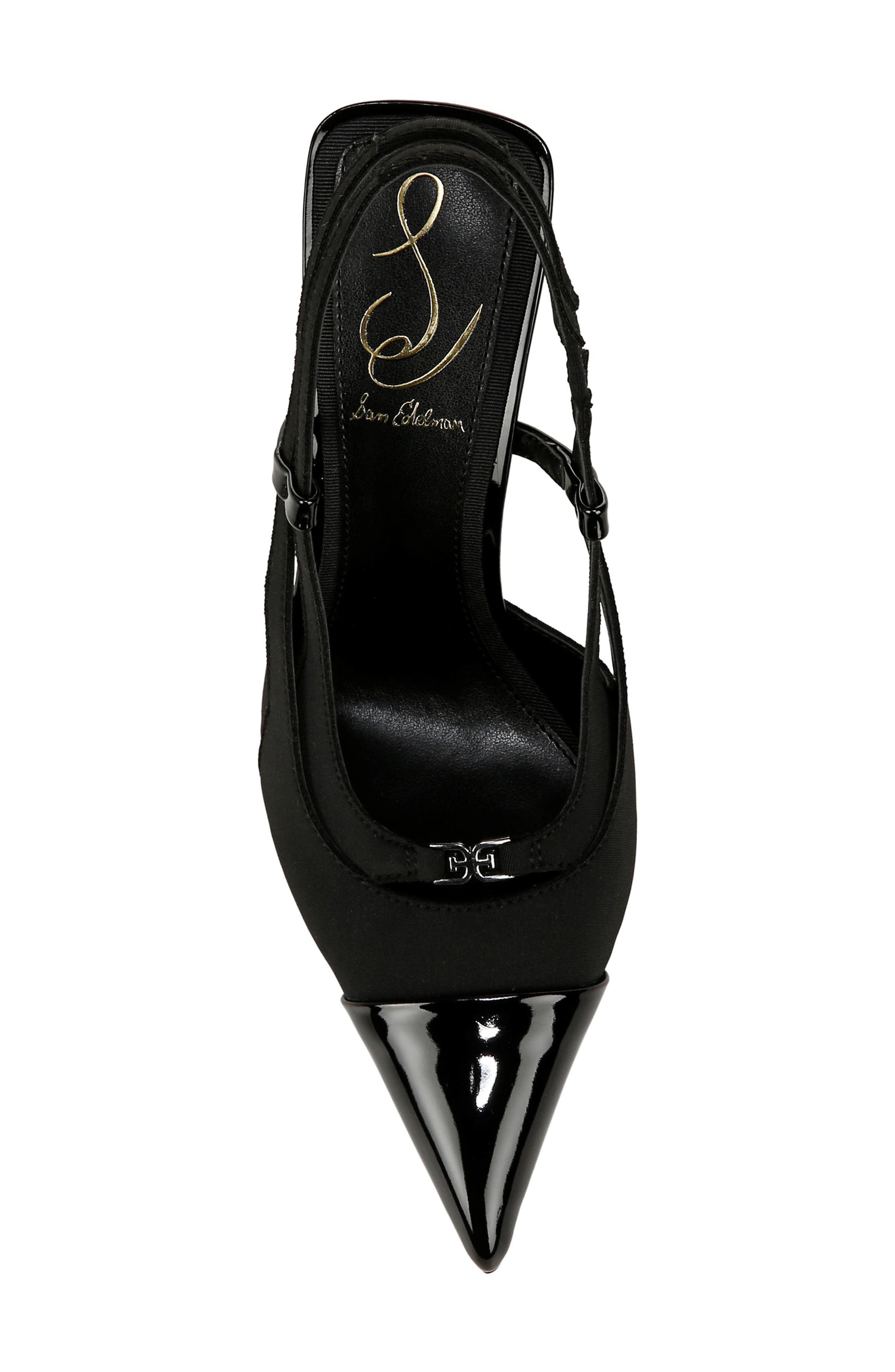 Sam Edelman Odessa Slingback Pointed Cap Toe Pump, Alternate, color, 