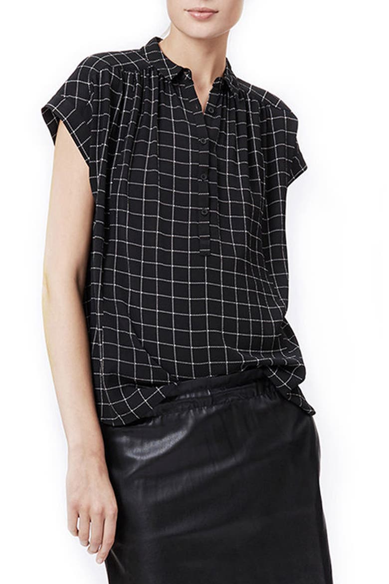 Shannon Maternity/Nursing Top, Main, color, BOX PLAID