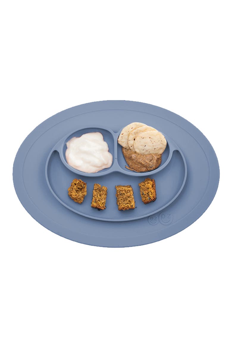 Mini Mat Silicone Feeding Mat, Alternate, color, INDIGO