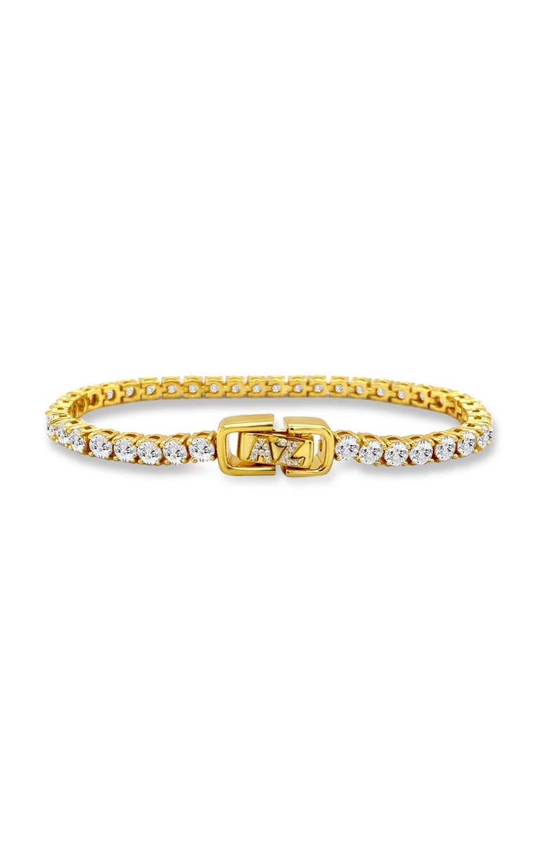 Anna Zuckerman Luxe G Color 10 Carat Tennis Bracelet Four Prong Bracelet, Alternate, color,