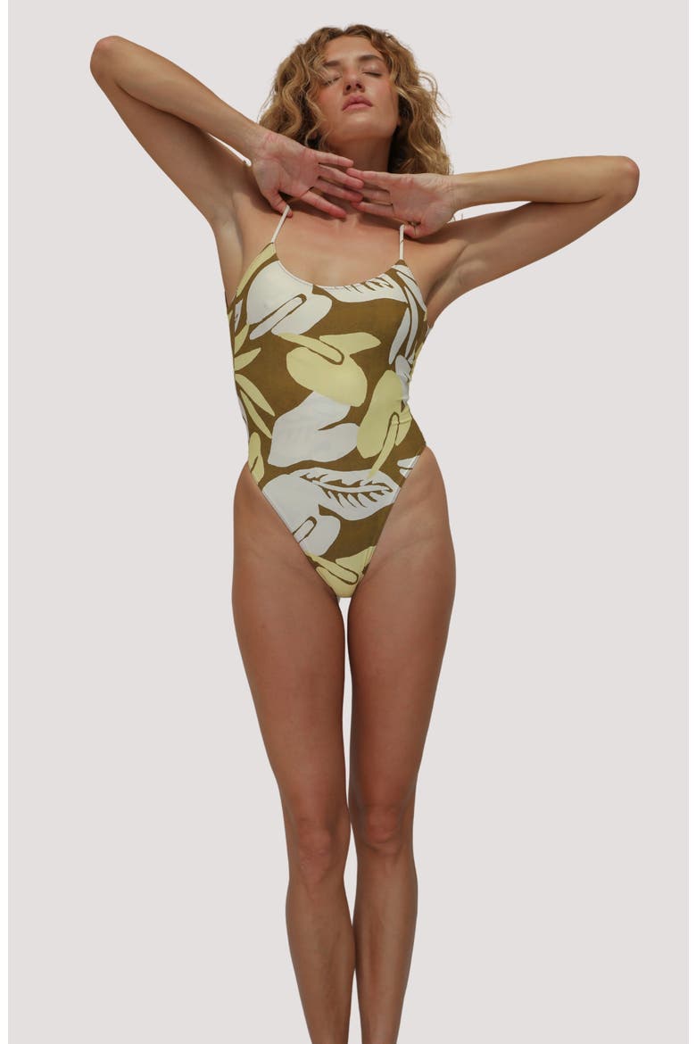 Surya One-Piece Swimsuit, Alternate, color, LA PAZ