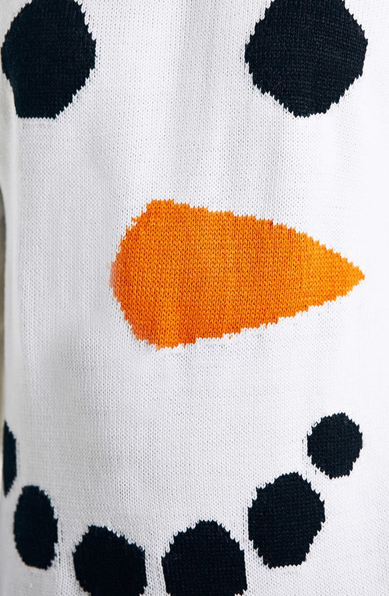 Topman Holiday Snowman Crewneck Sweater, Alternate, color,