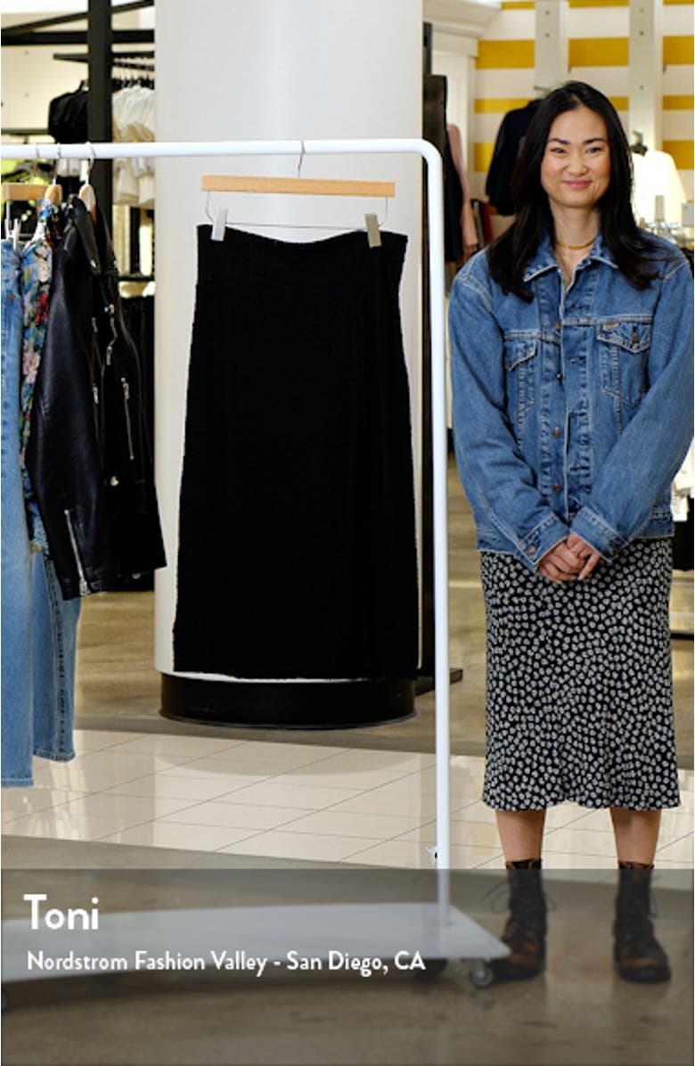 Valentina Jacquard Midi Skirt, sales video thumbnail