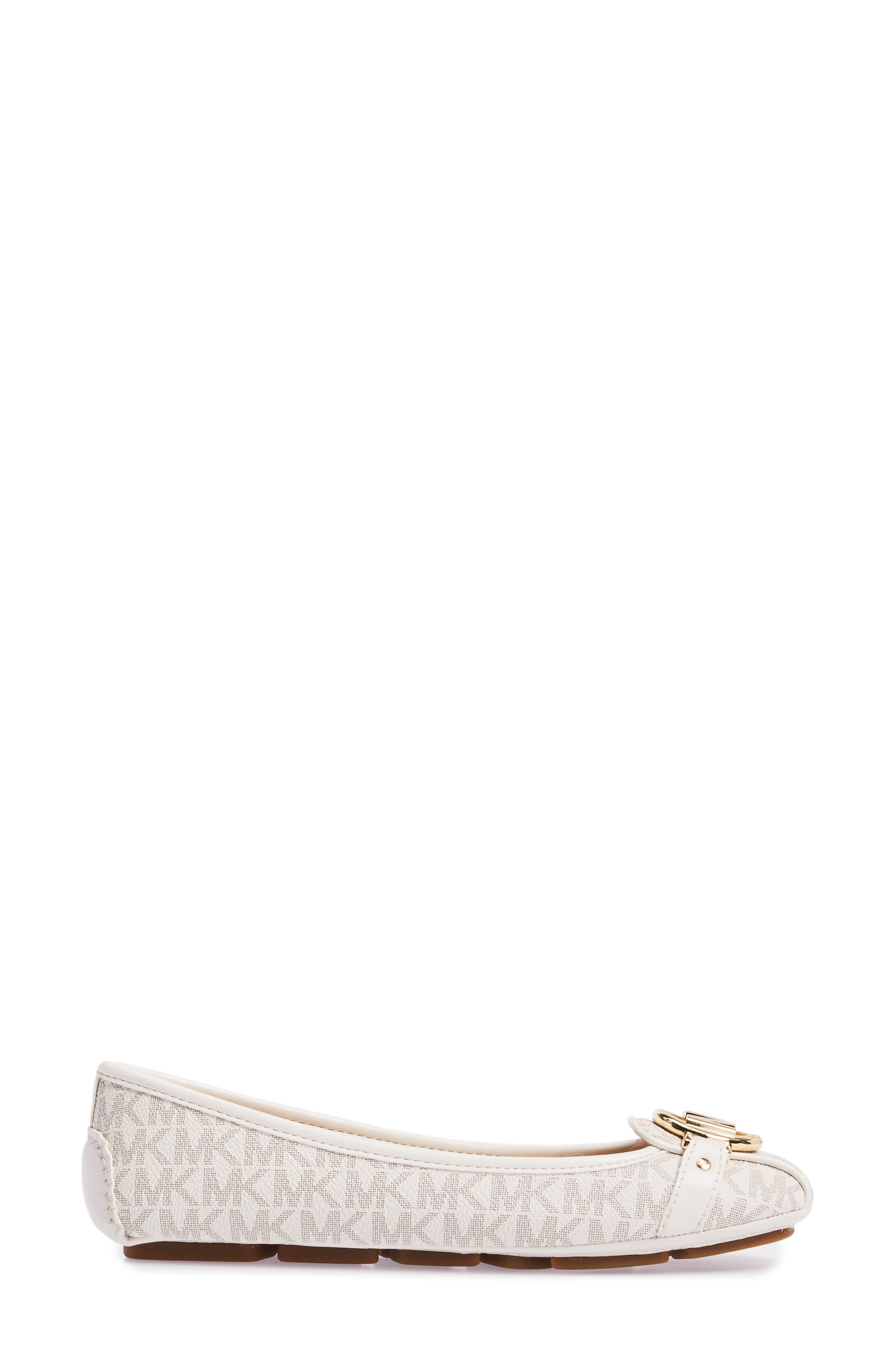 'Fulton' Moccasin, Alternate, color, VANILLA LEATHER
