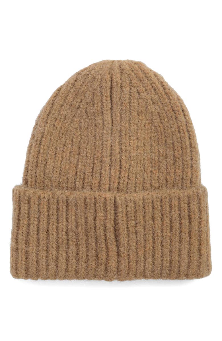 Barbour Meryl Cuff Beanie, Alternate, color, Military Brown