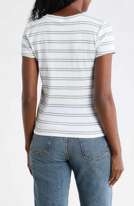 Splendid Stripe Rib T-Shirt