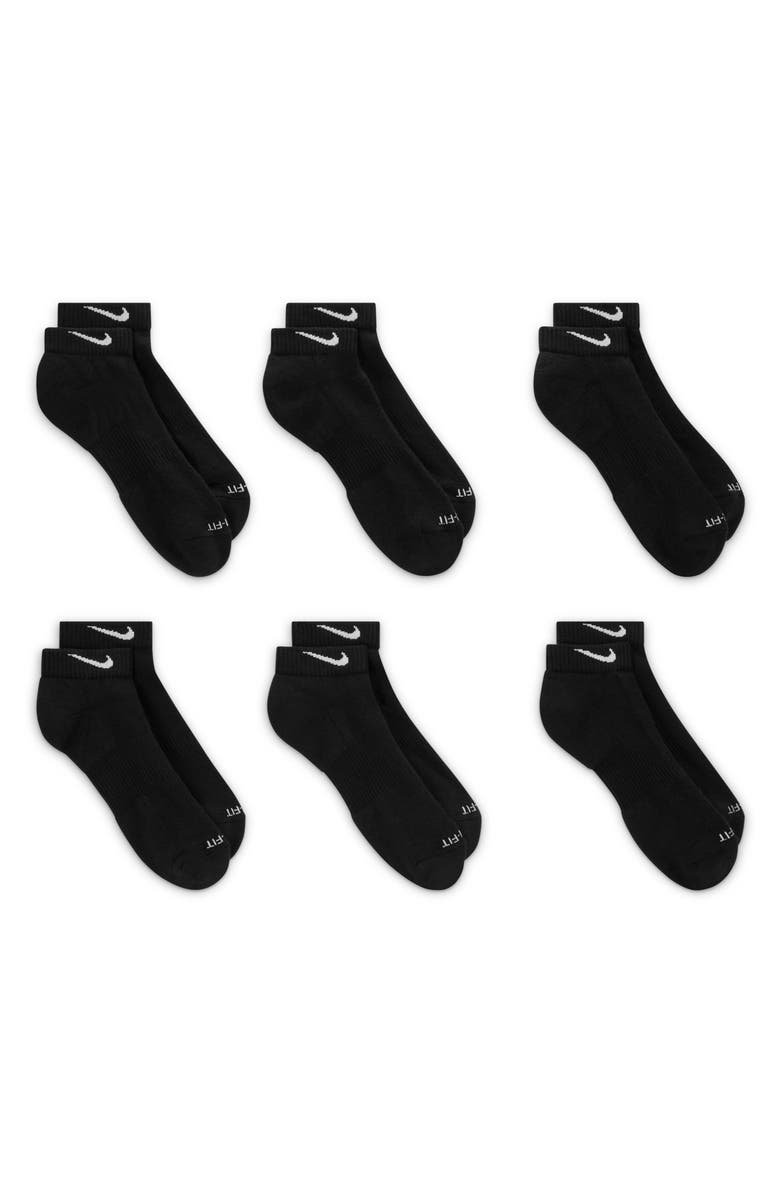 Nike Kids' 6-Pack Comfort Plus Dri-FIT Cushioned Ankle Socks, Alternate, color,
