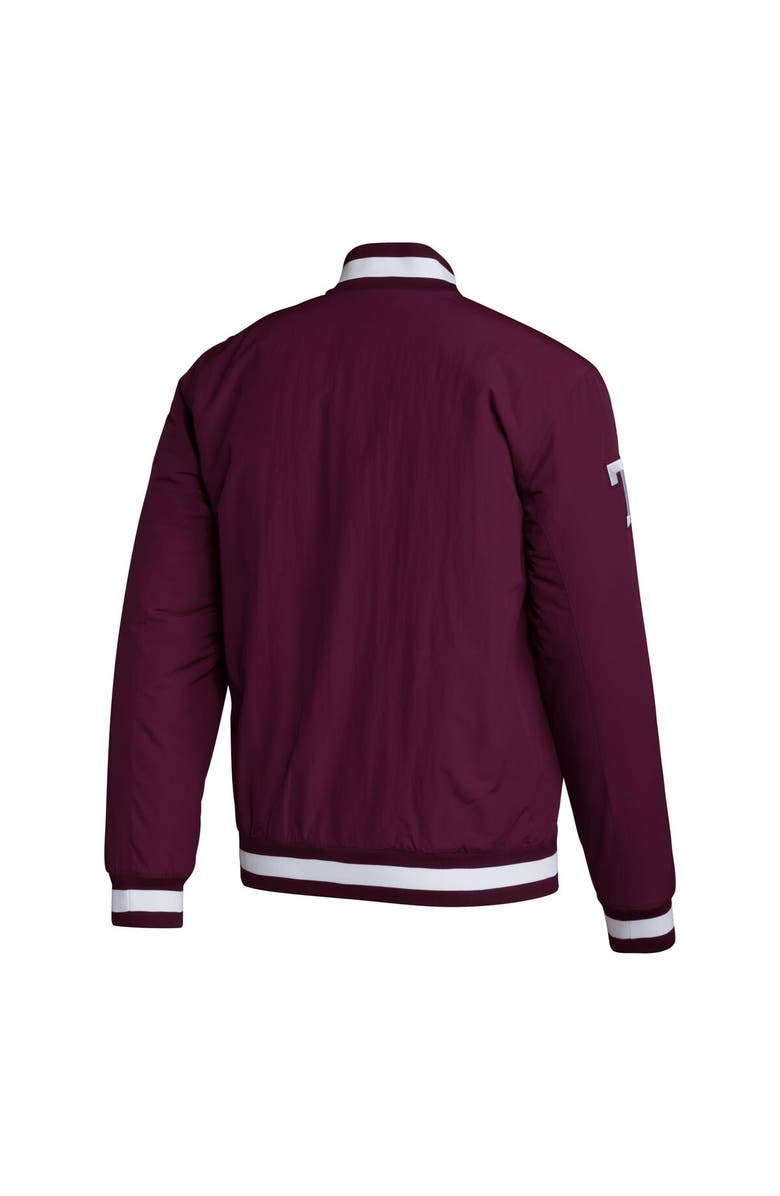 adidas Men's adidas Maroon Texas A&M Aggies Baseball Coaches Full-Snap Jacket, Alternate, color, 
