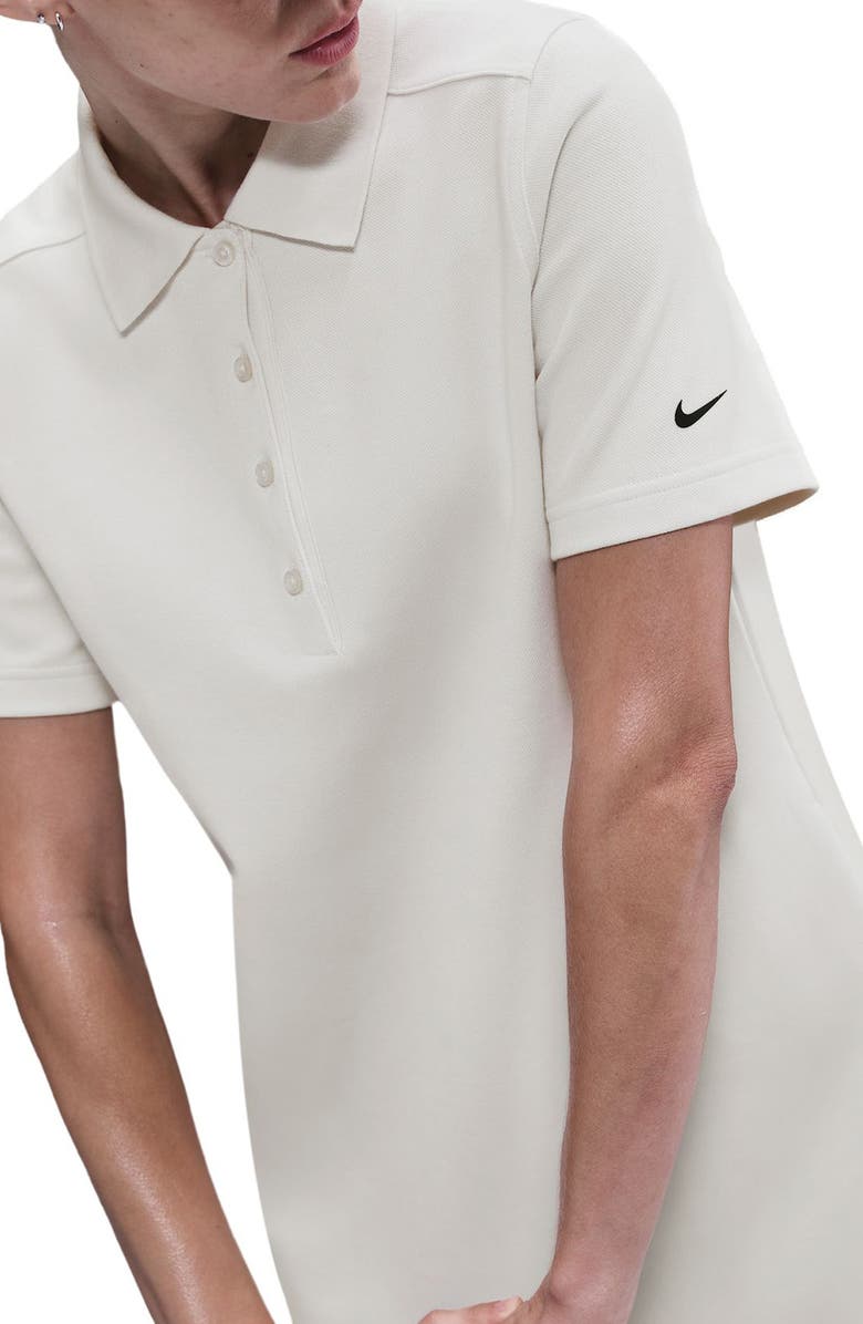Nike Dri-FIT Polo Golf Dress, Alternate, color, Sail/ Black