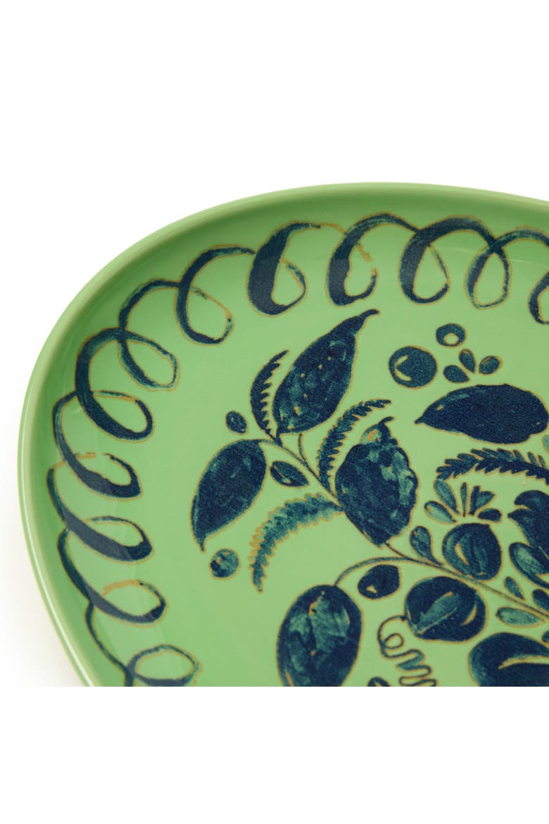 Amalfi Oval Serving Tray, Alternate, color, Green 15.7" x 11"