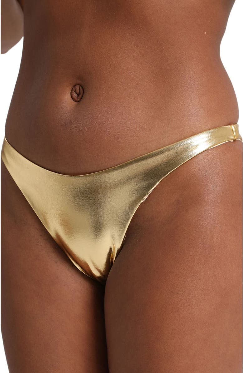 LECHERY<sup>®</sup> Lustrous V-cut Bikini Bottom, Alternate, color, 