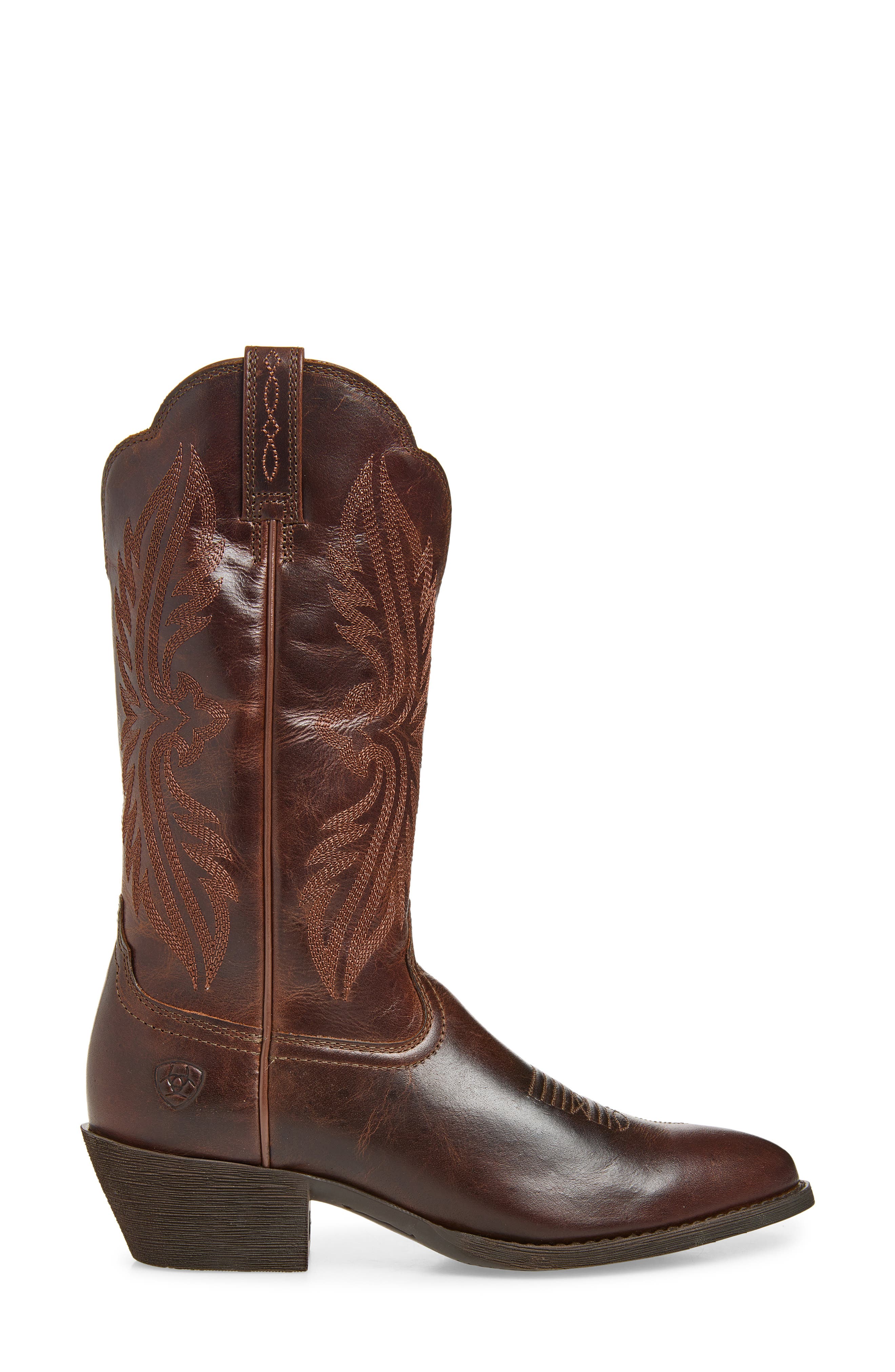 Heritage Western R-Toe Boot, Alternate, color, MAHOGANY