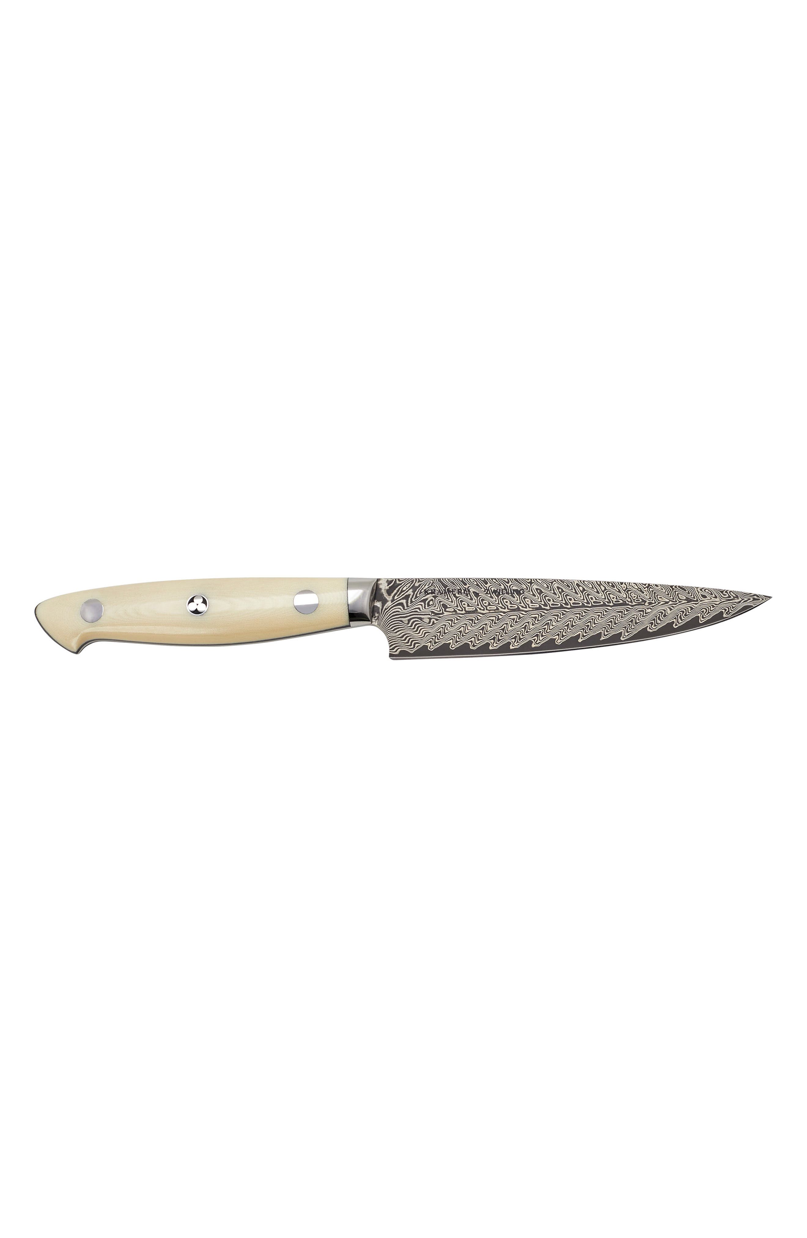 ZWILLING Bob Kramer Cumulus 5-Inch Utility Knife in White 