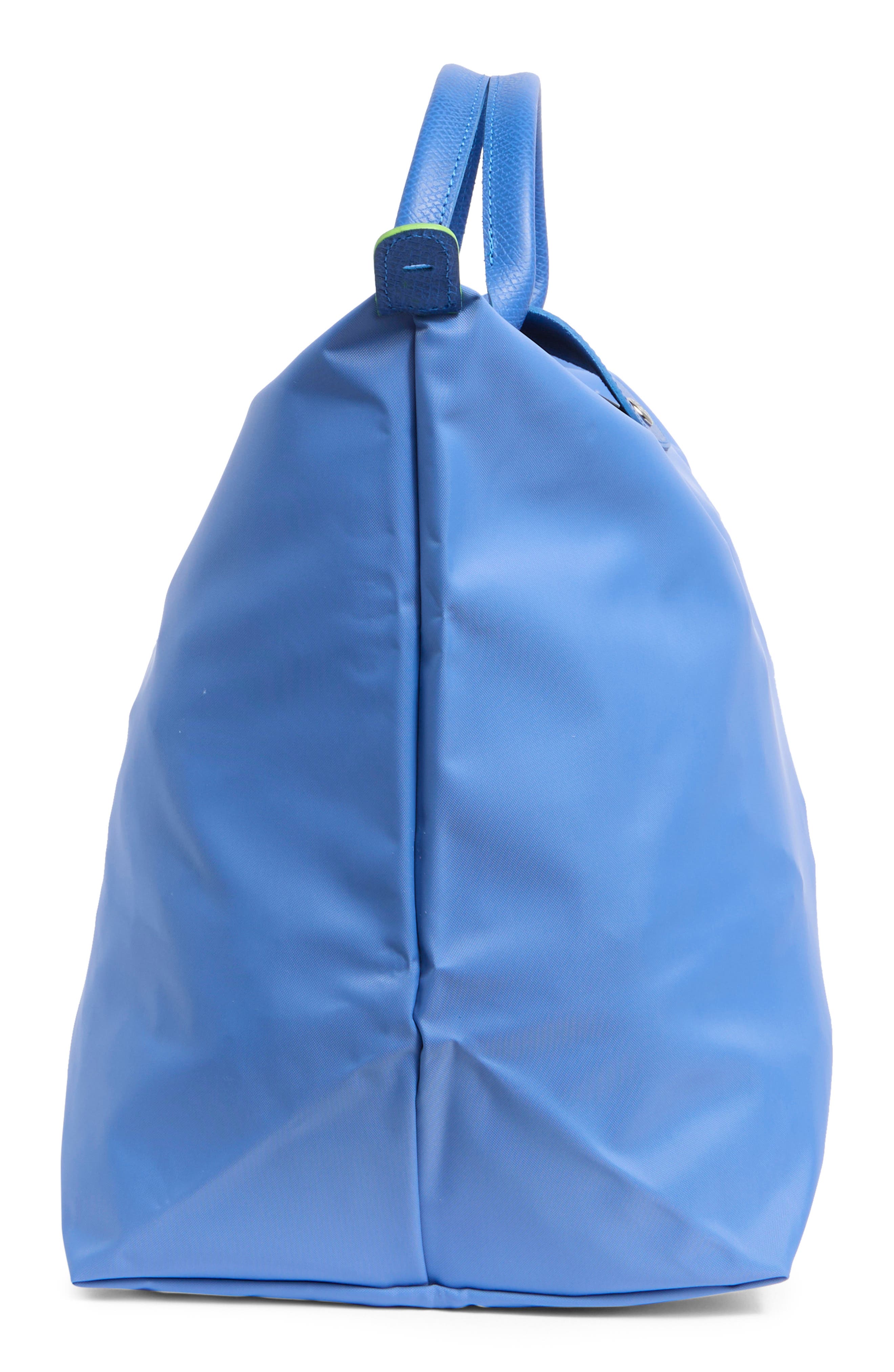 Longchamp Large Travel Duffle Bag, Alternate, color, Cornflower