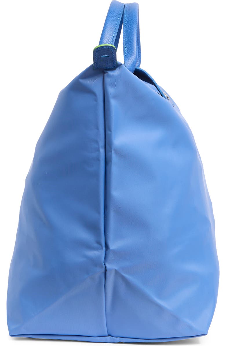 Longchamp Large Travel Duffle Bag, Alternate, color, Cornflower
