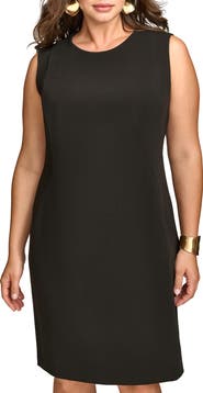 DONNA KARAN Poly Sheath Dress