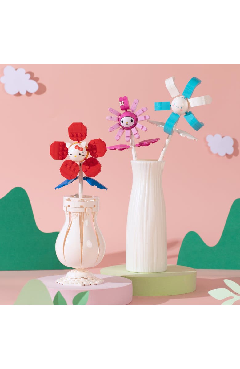 Brickcraft Hello Kitty Flower Building Set, Alternate, color, Pink