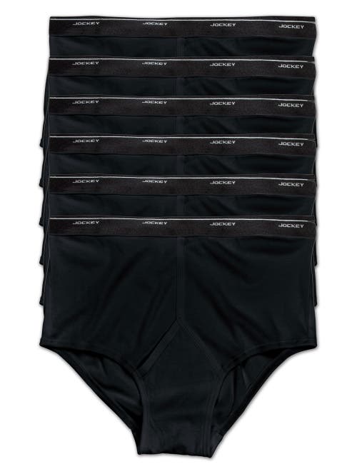 Jockey Big & Tall Classic Briefs  6pk in Black  product
