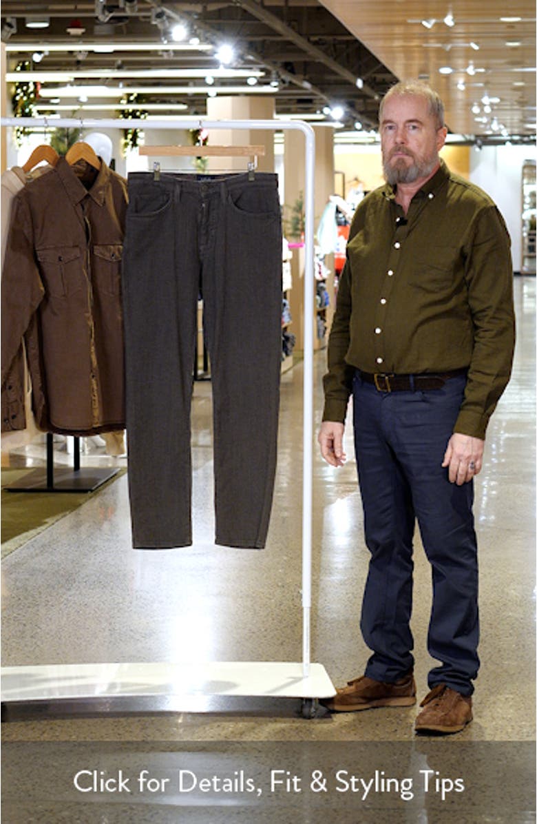 Charisma Herringbone Relaxed Straight Leg Pants, sales video thumbnail