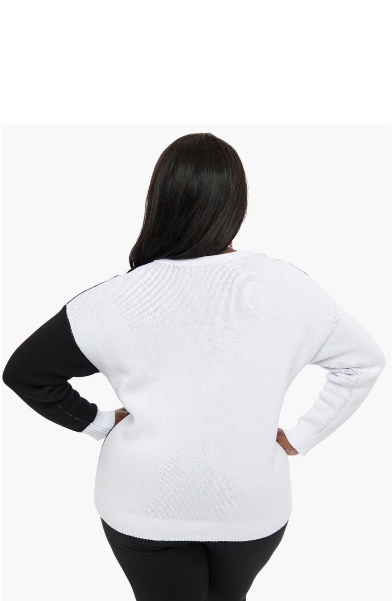Unique Vintage Plus Size Long Sleeve Sweater, Alternate, color,