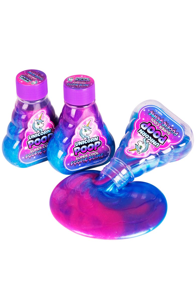 Super Cool Compounds Unicorn Poop Slime, Pack Of 3 5Oz Bottles, Alternate, color, Multicolored