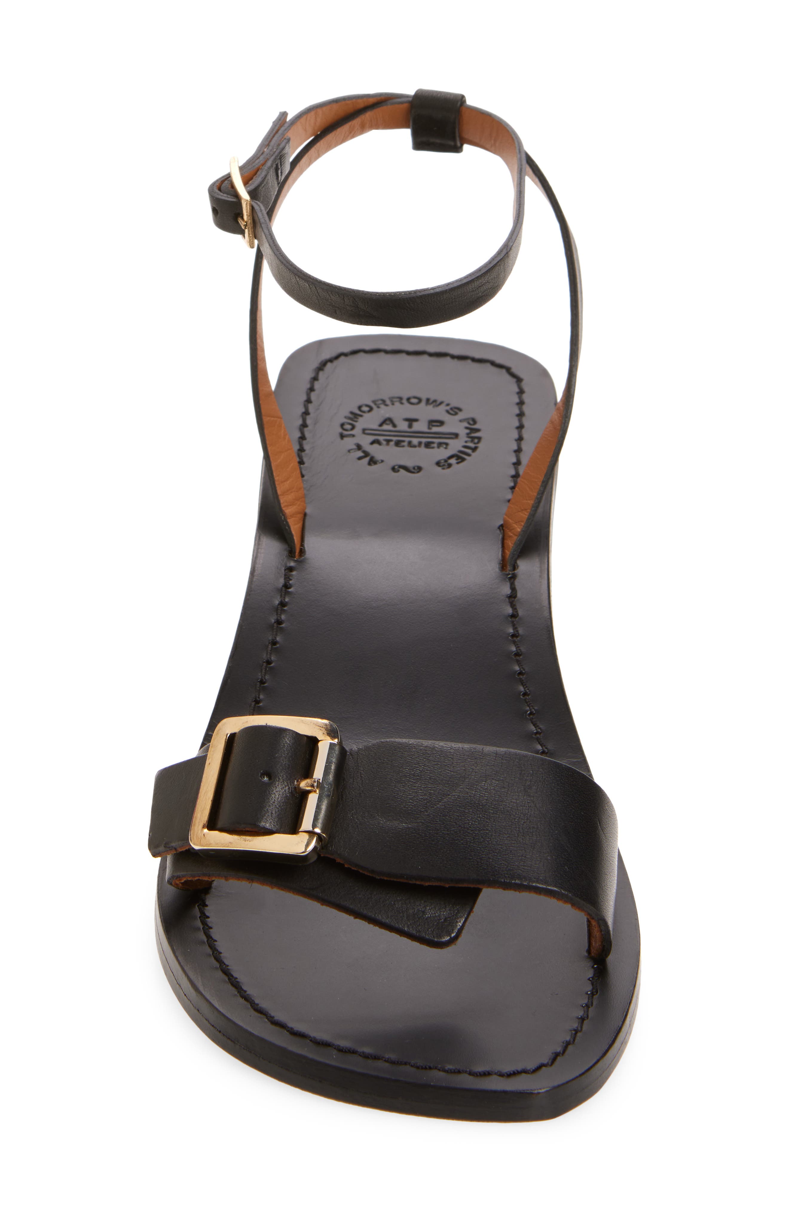 ATP ATELIER Mori Ankle Strap Sandal, Alternate, color, Black