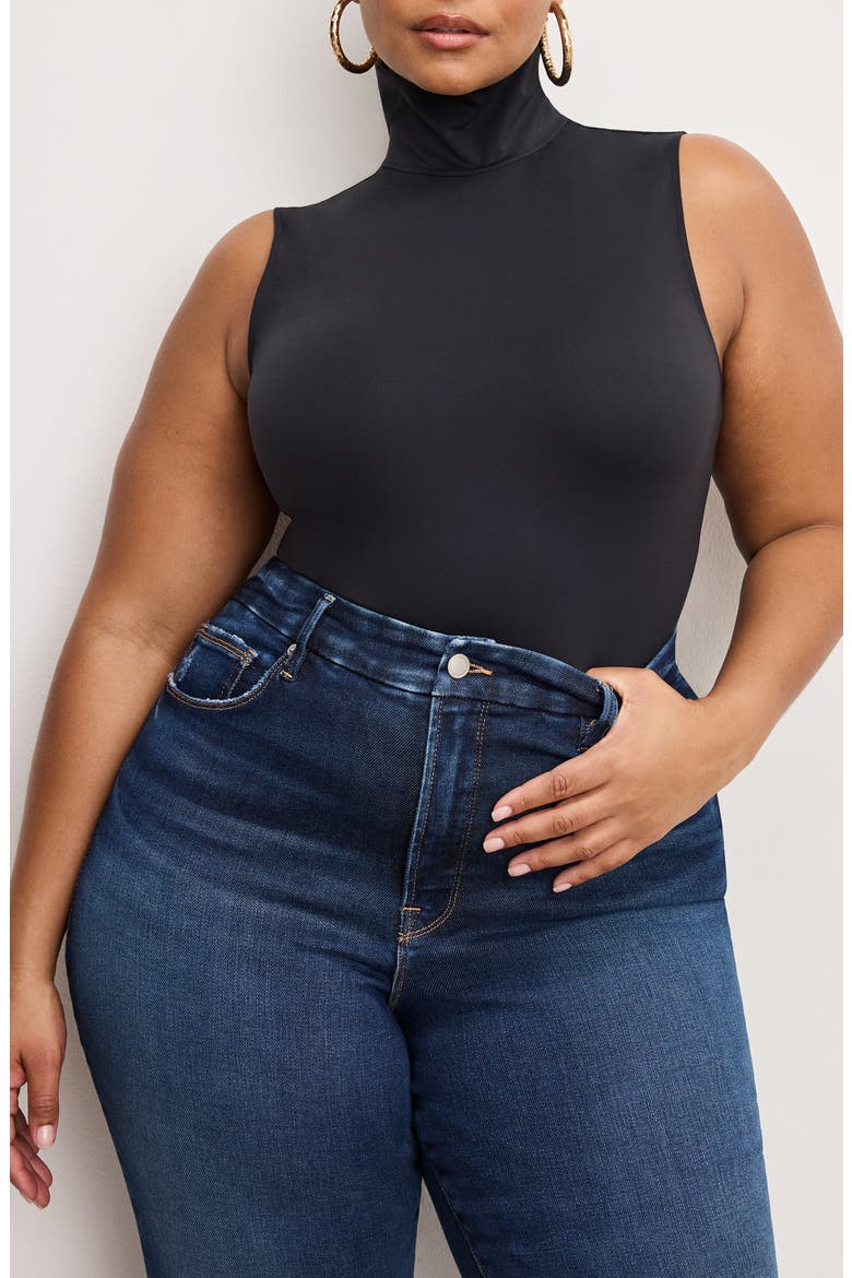 Weightless Mock Neck Bodysuit, Alternate, color, BLACK001