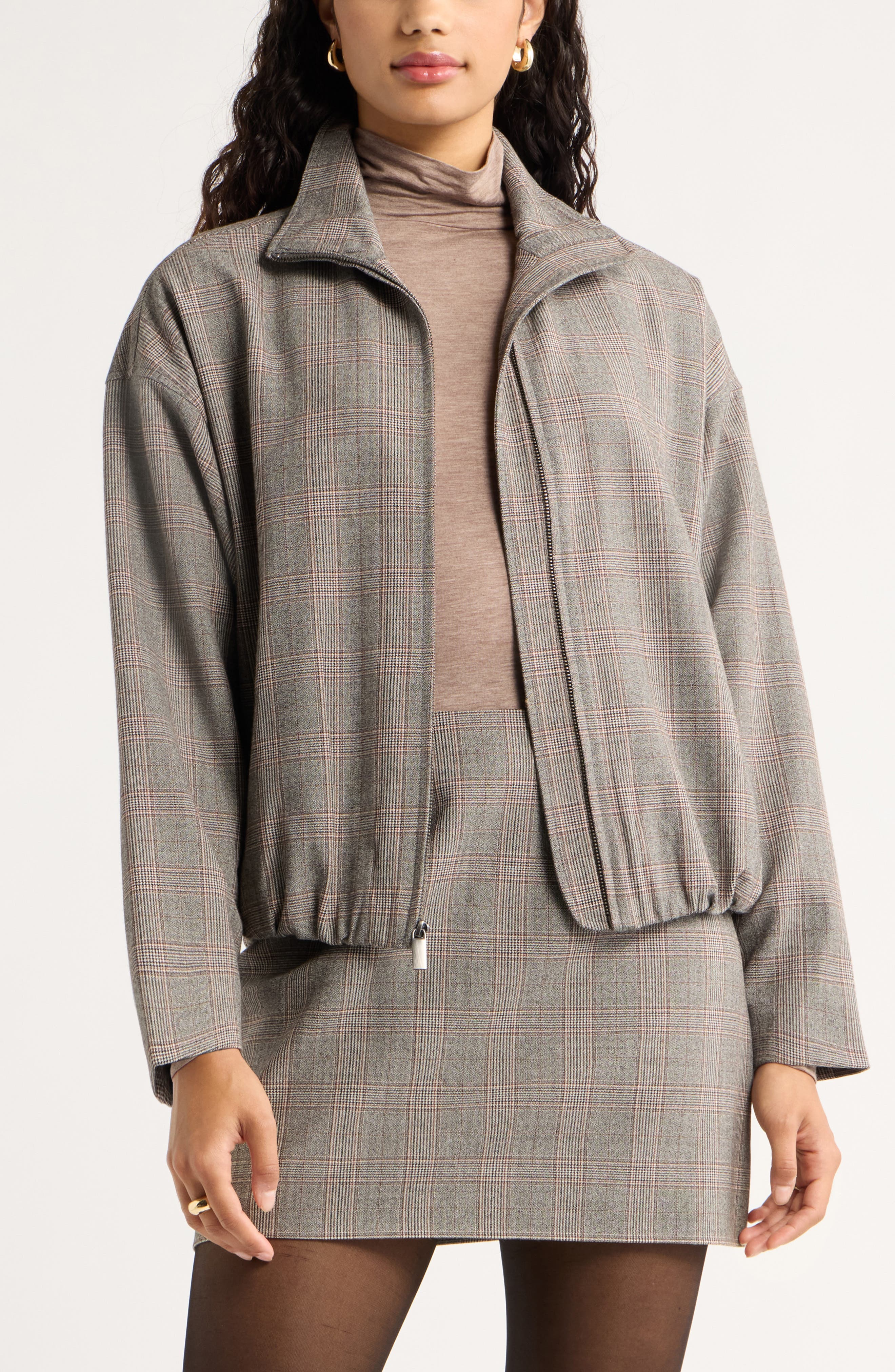 selected BLACK- BROWN JOY PLAID