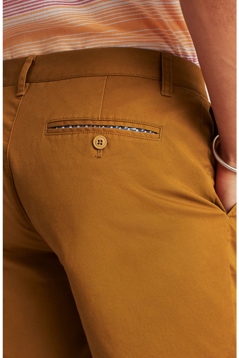 Stretch Washed Chino 7-Inch Shorts, Alternate, color, COFFEE BEAN