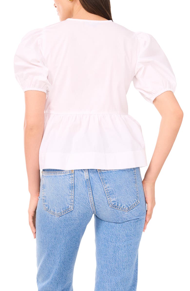 1.STATE Puff Sleeve Peplum Top, Alternate, color,