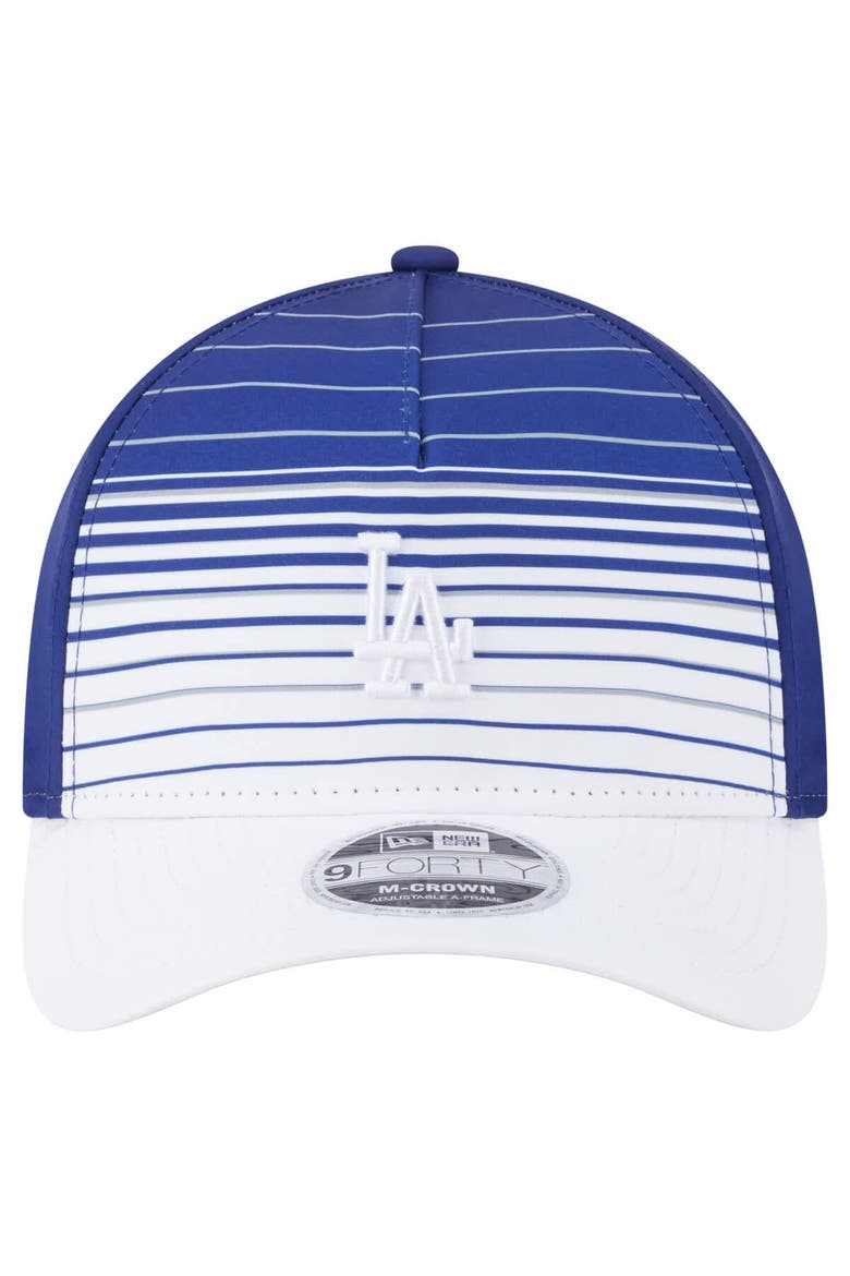 Men's New Era  Royal Los Angeles Dodgers Gradient 9FORTY M-Crown Adjustable Hat, Alternate, color, Royal