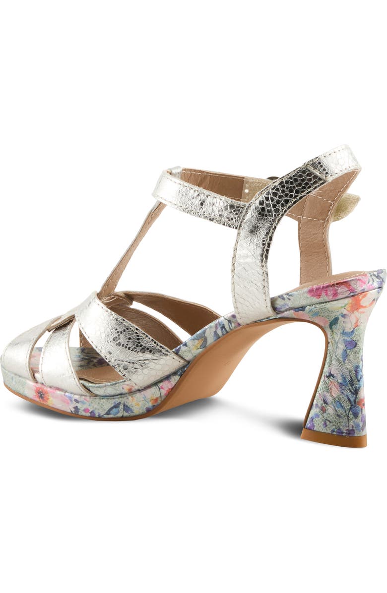 L'Artiste by Spring Step Twinkletoz Sandal, Alternate, color, Silver