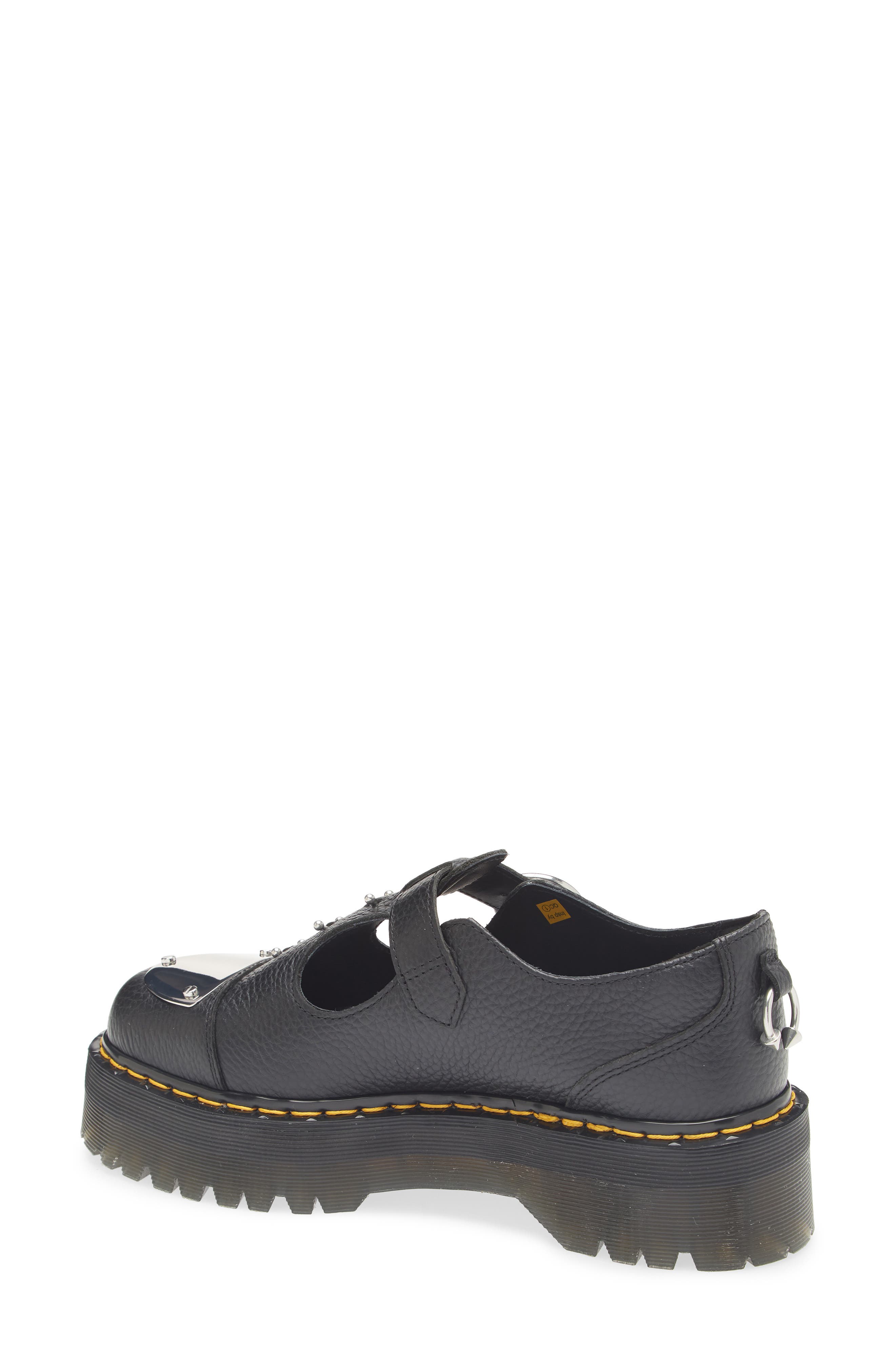 Dr. Martens Bethan T-Bar Platform Shoe, Alternate, color, Black