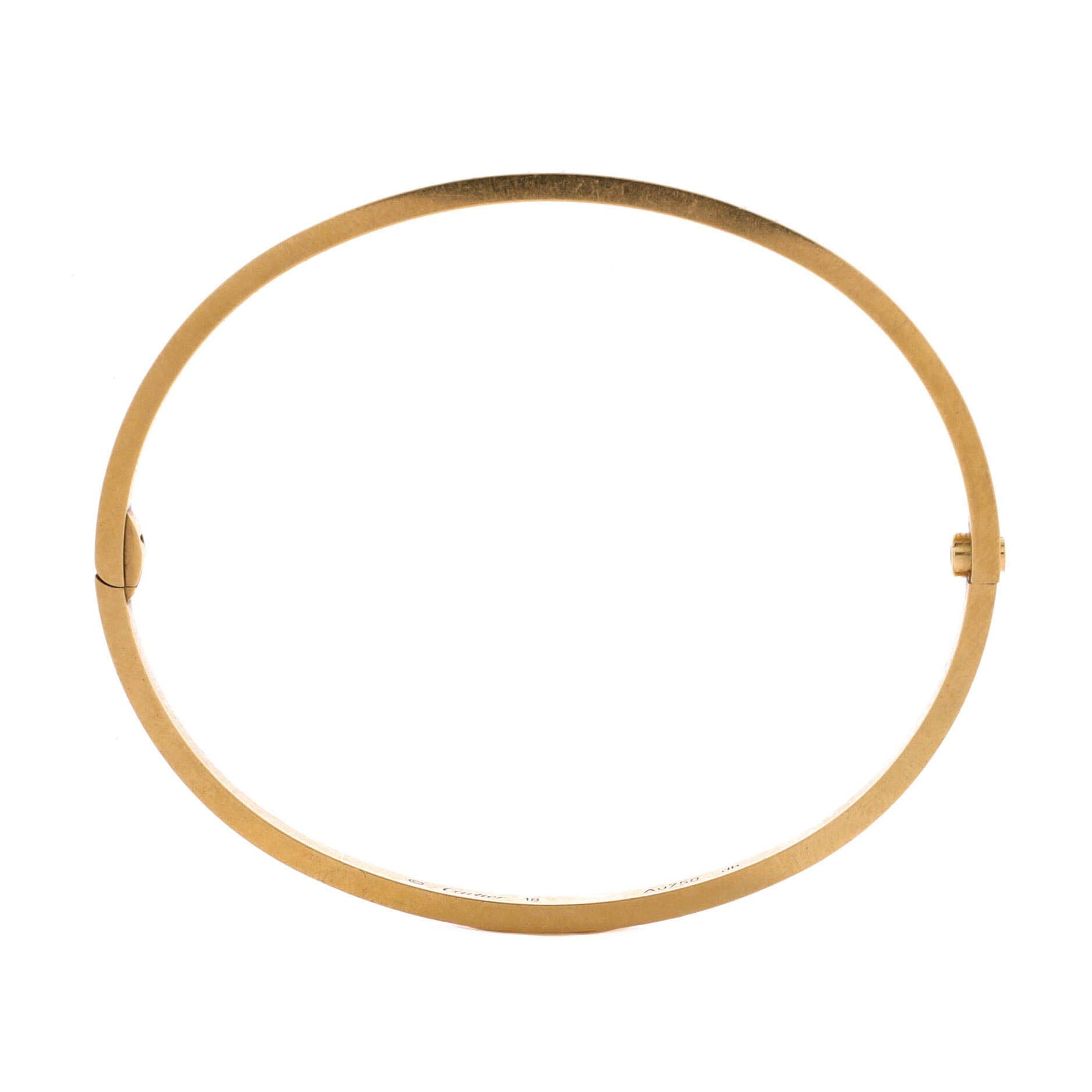 Love Bracelet 18K Yellow Gold Small, Alternate, color, Metallic Gold