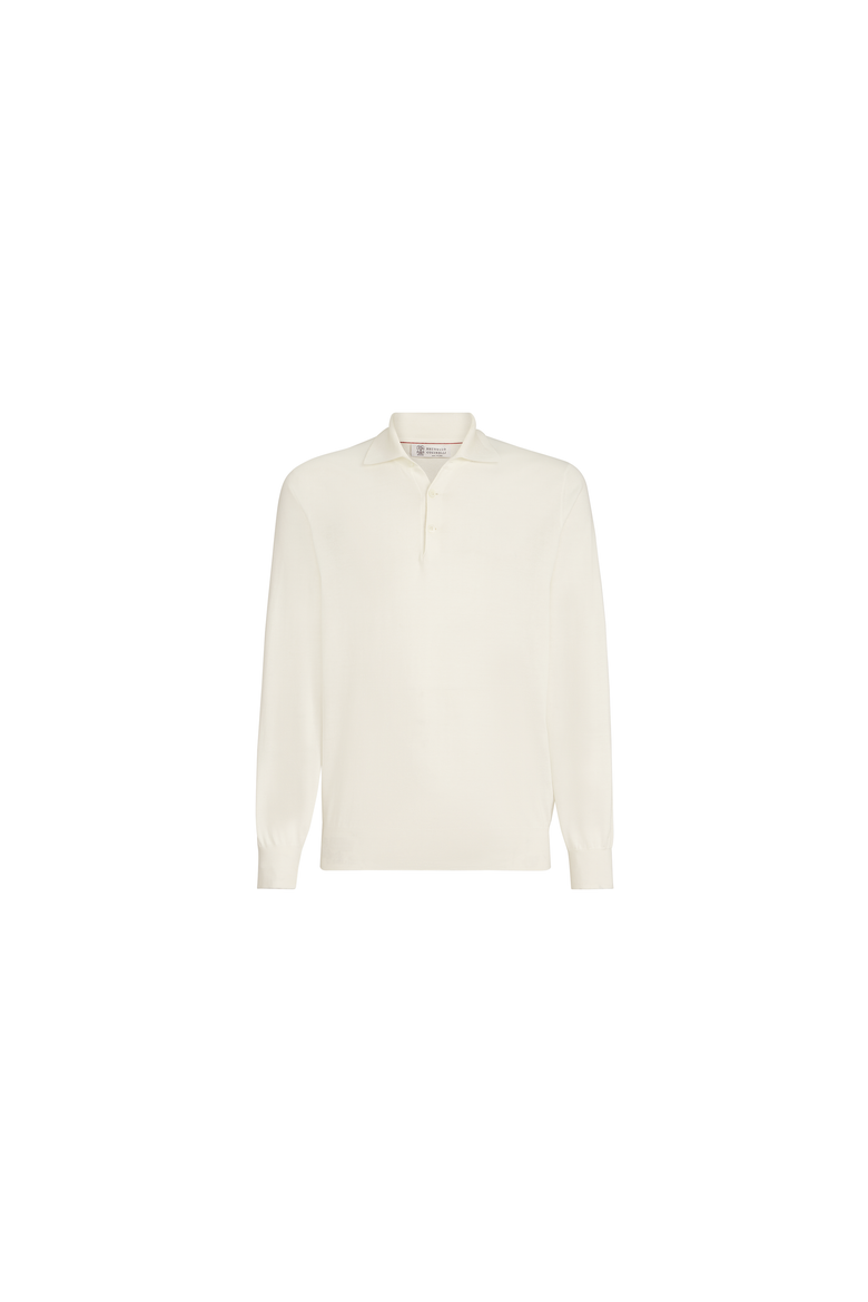 Cotton lightweight knit polo shirt, Alternate, color, Panama