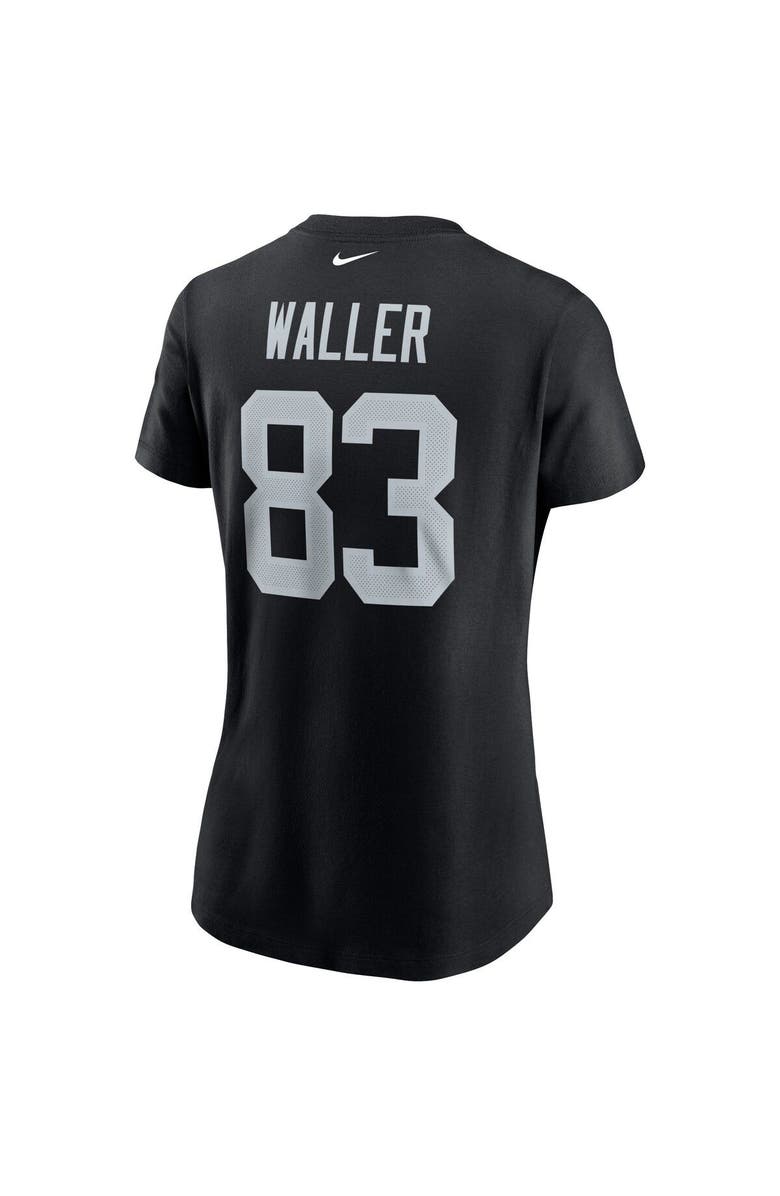 Nike Women's Nike Darren Waller Black Las Vegas Raiders Name & Number T-Shirt, Alternate, color,