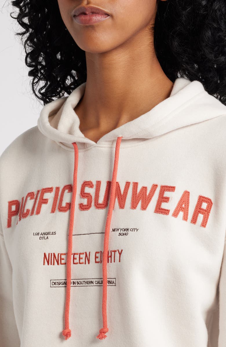 PacSun 1980 Boxy Crop Hoodie, Alternate, color, 