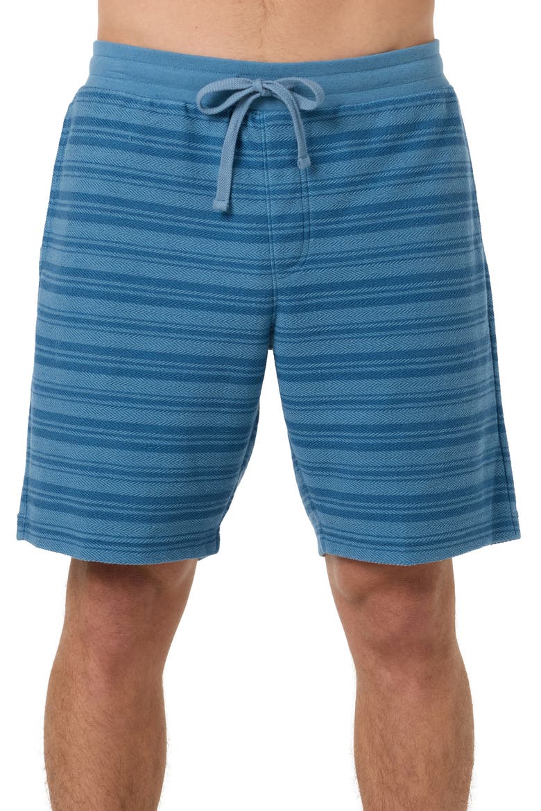 Country Club Stripe Shorts, Main, color, CAPTAINS BLUE