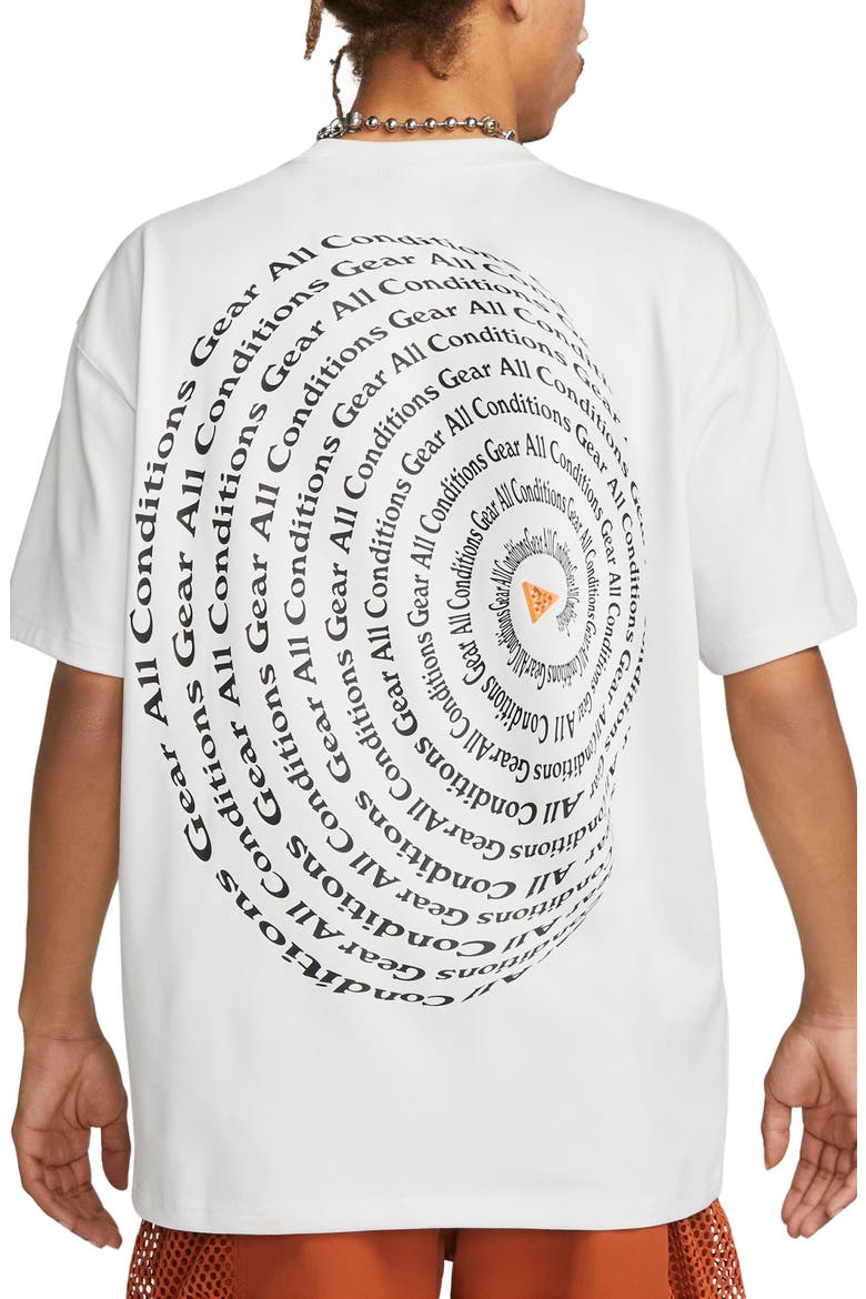 Dri-FIT ACG Oversize Vortex Graphic T-Shirt, Alternate, color, SUMMIT WHITE