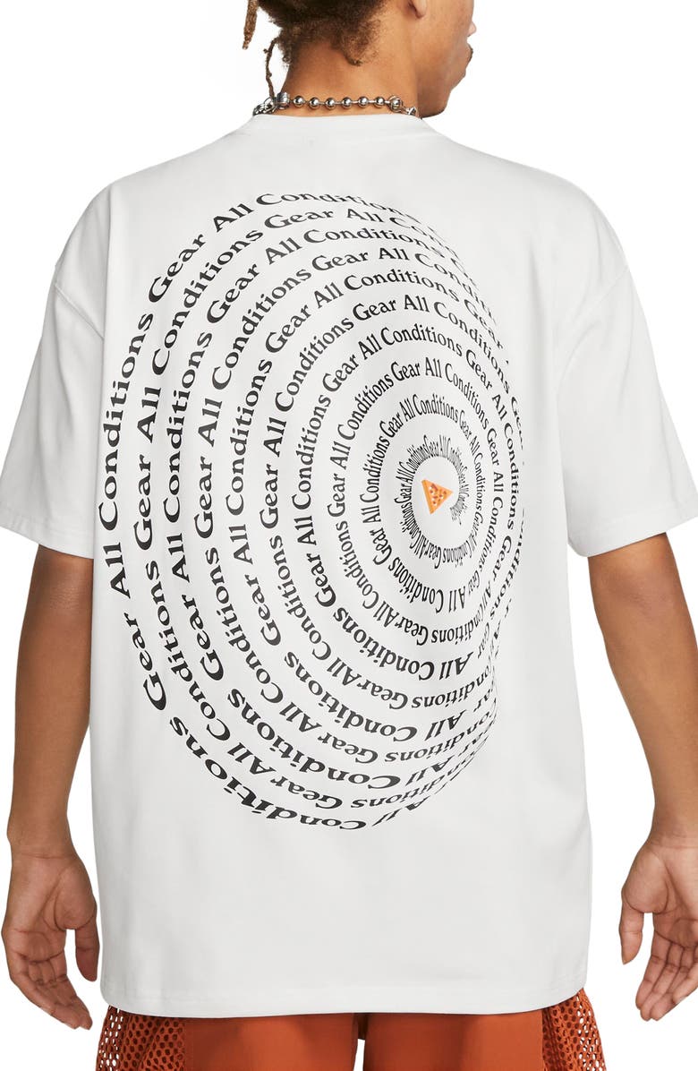 Nike Dri-FIT ACG Oversize Vortex Graphic T-Shirt, Alternate, color,