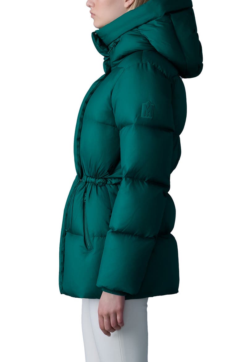 Freya-SW Water Repellent 750 Fill Power Down Puffer Jacket, Alternate, color, EMERALD