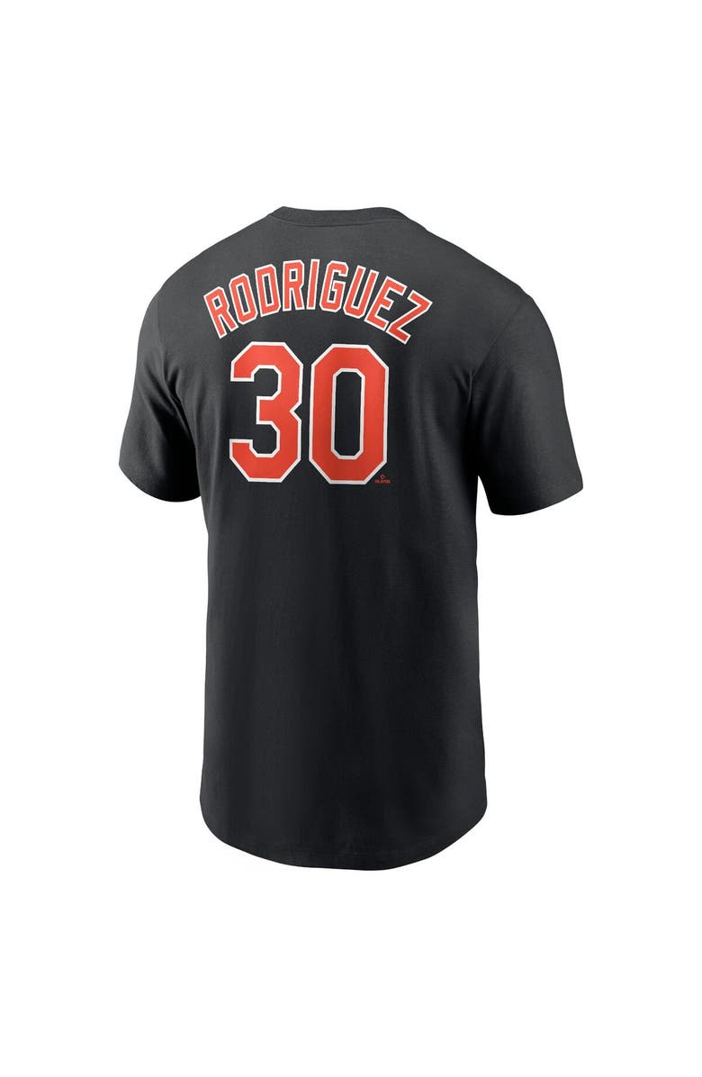 Nike Men's Nike Grayson Rodriguez Black Baltimore Orioles Player Name & Number T-Shirt, Alternate, color,