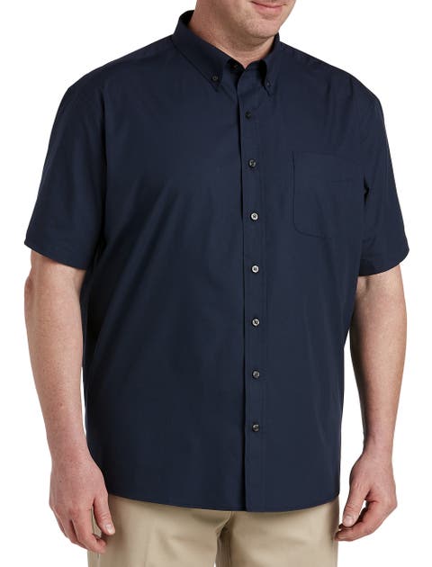 Big & Tall Poplin Sport Shirt