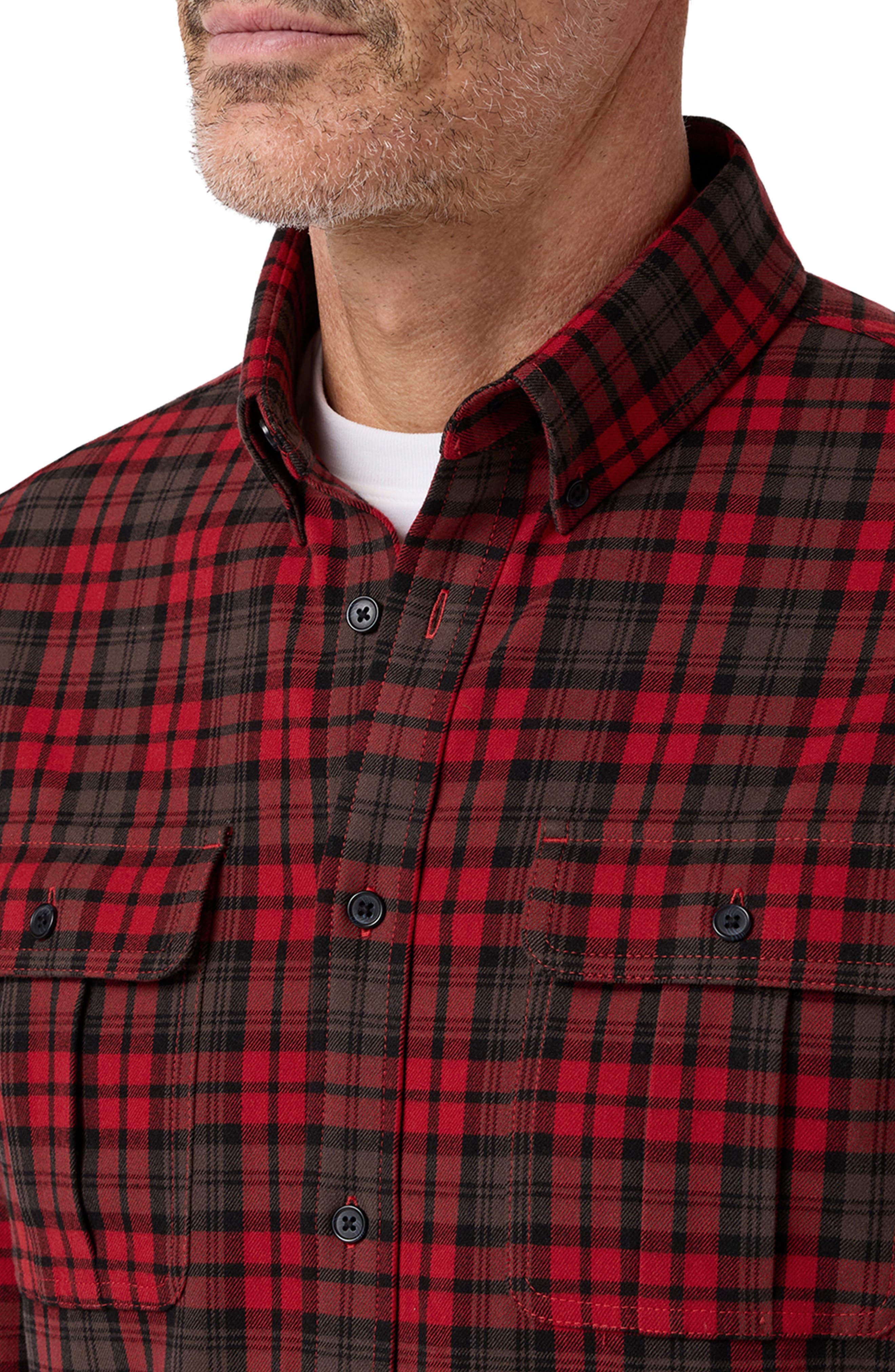 Mizzen+Main Upstate Performance Flannel Shirt (Men) | Nordstrom